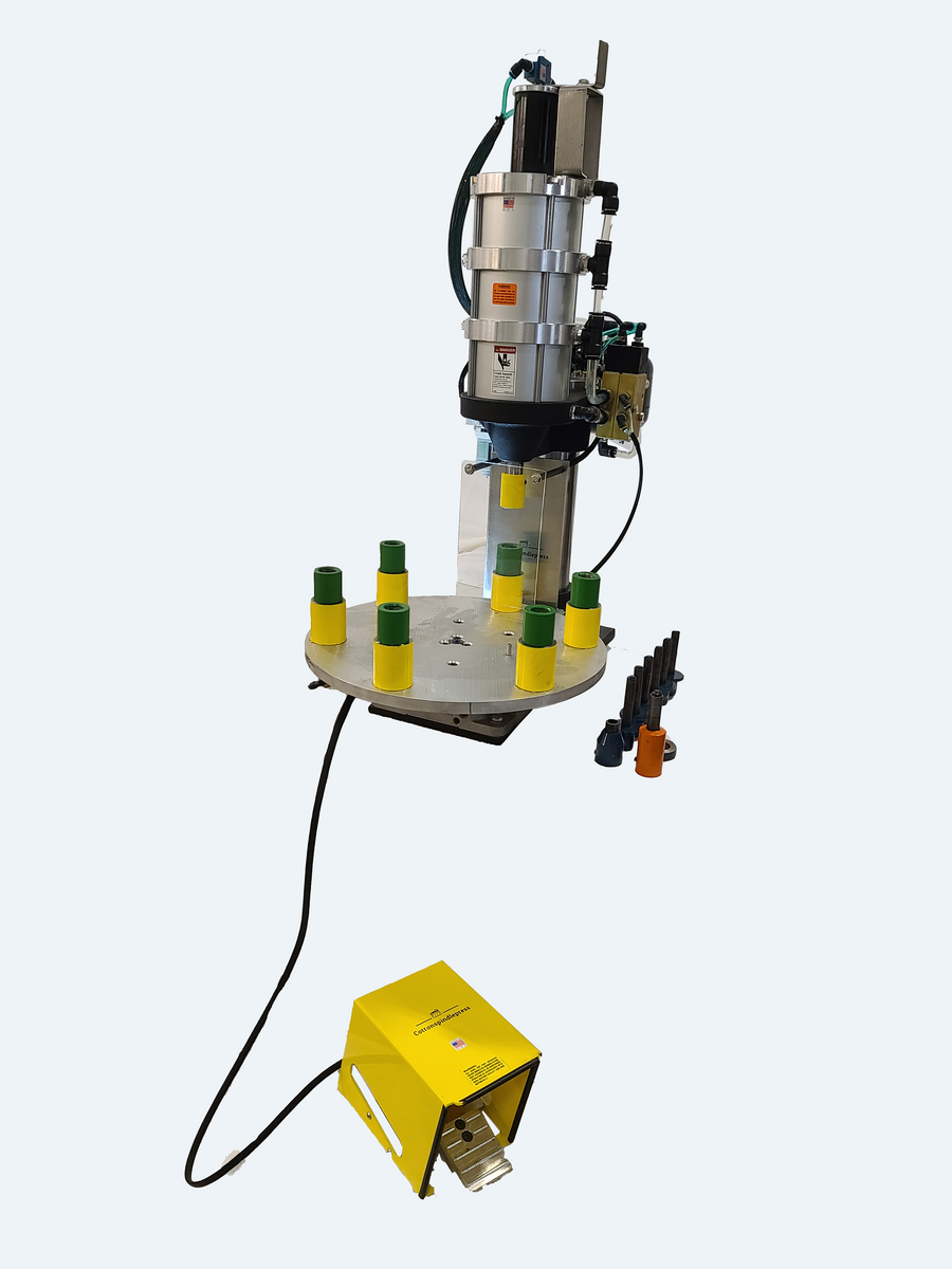 Deluxe Auto Rotary Spindle Press cottonspindlepress